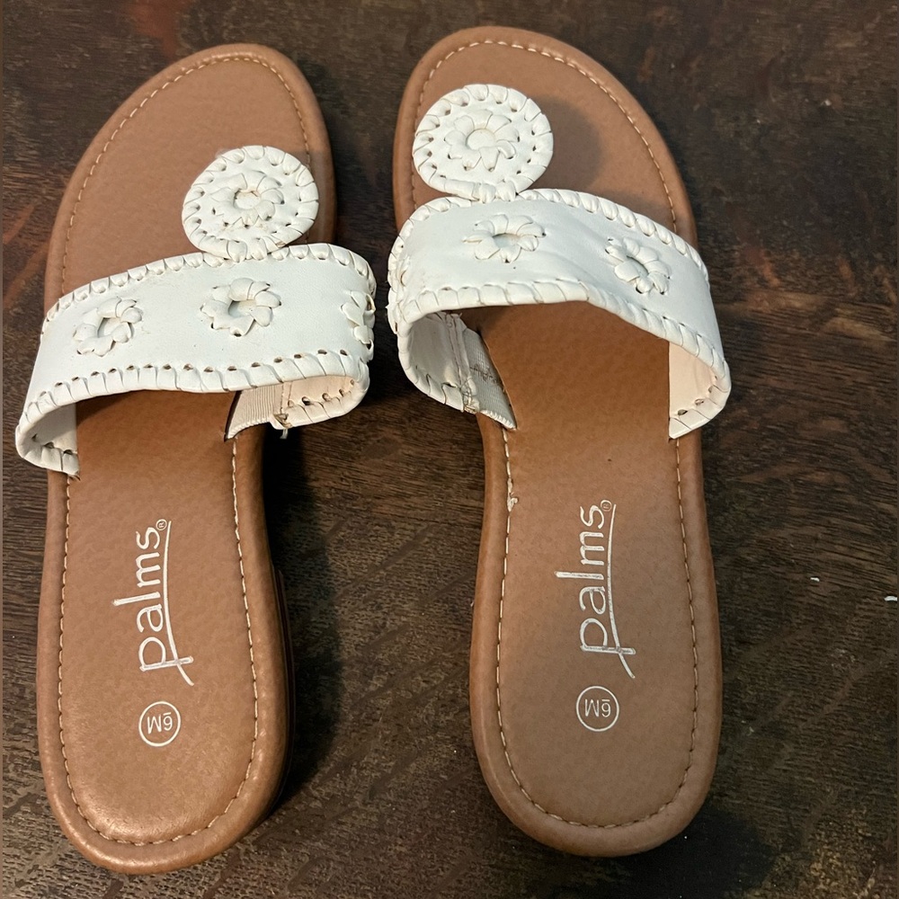 Palms Women's Cream Sandals